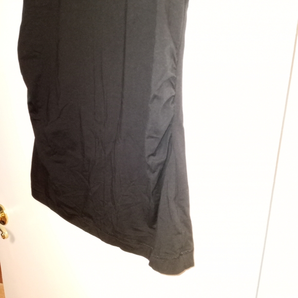 GAP MATERNITY BLACK STRETCH SHORT SLEEVE TUNIC top SZ. L, NWT - Picture 4 of 6